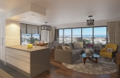 BAGY012, Stylish, Open-plan 3 Bedroom Apartment in Centre of Girne